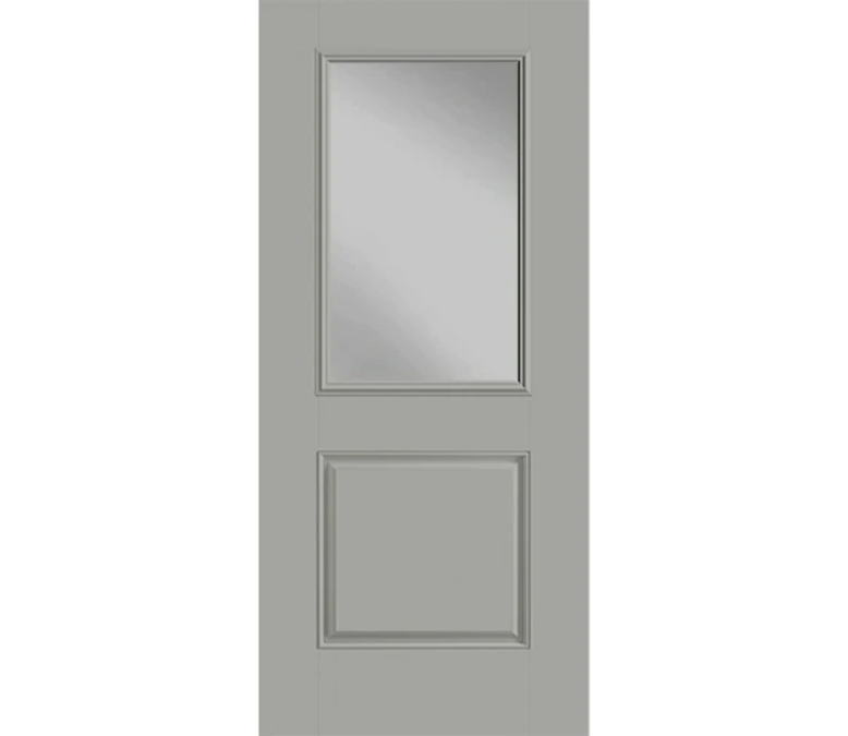 Oldsmar Half Light 1 Panel Fiberglass Entry Door