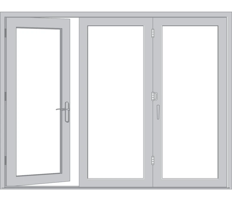 Oldsmar Pella Architect Reserve Series Contemporary Bifold Patio Door